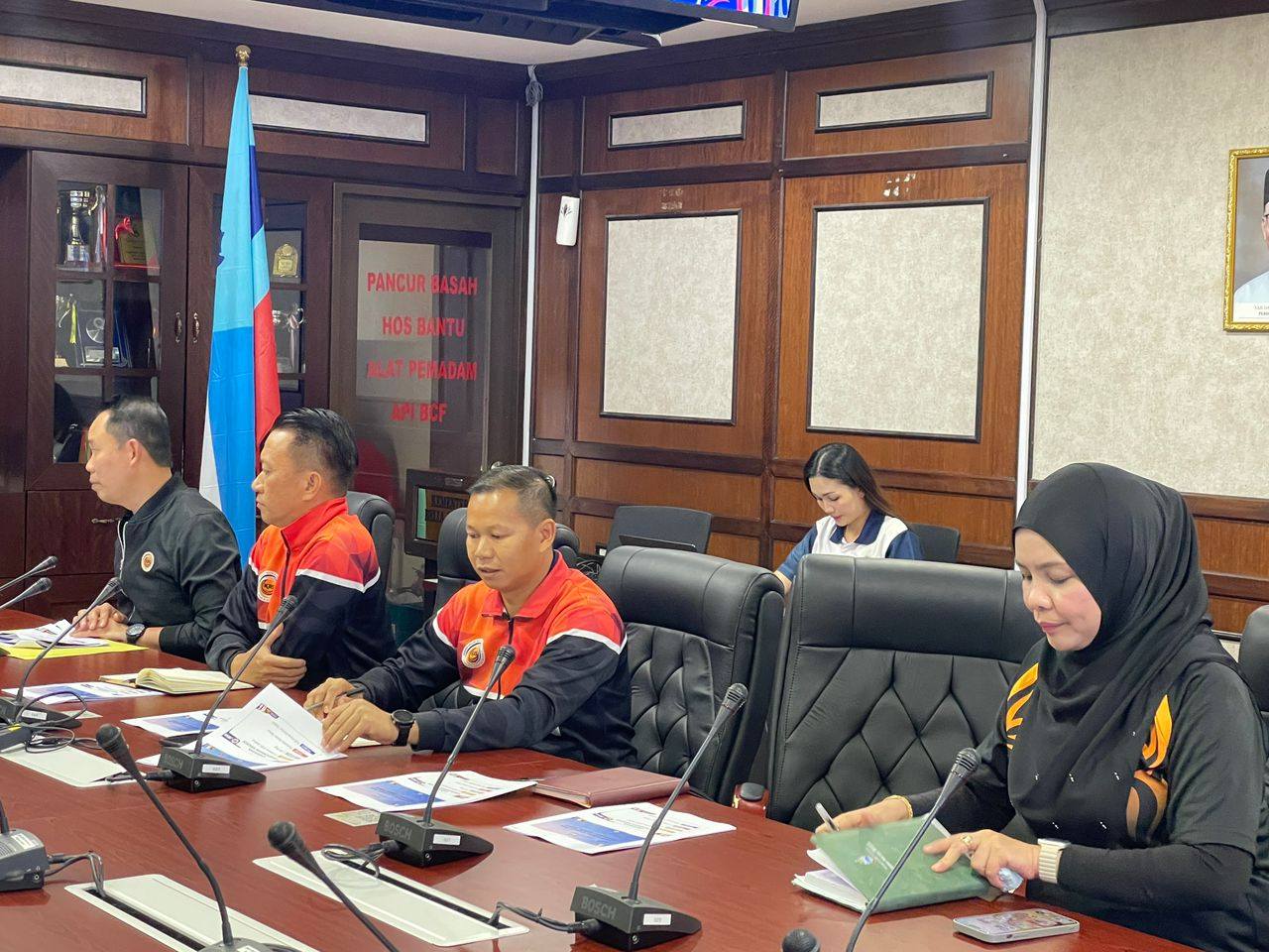 KUNJUNGAN DAN PERBINCANGAN TIMBALAN PENGARAH JBS SABAH KEPADA SETIAUSAHA TETAP KEMENTERIAN BELIA DAN SUKAN SABAH